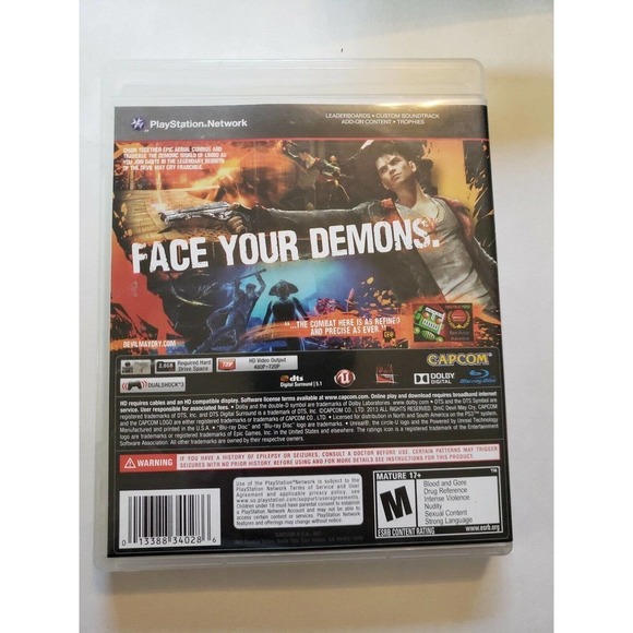 DmC: Devil May Cry (Sony PlayStation 3, 2013) - Picture 2 of 3